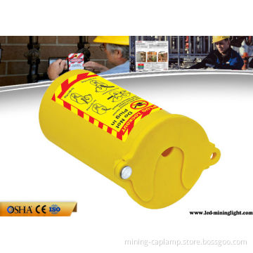 Yellow Pneumatic Gas Cylinder Lockout Tagout